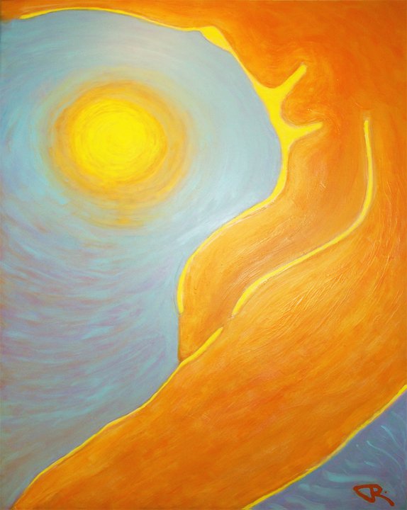 Woman Dancing In The Sun